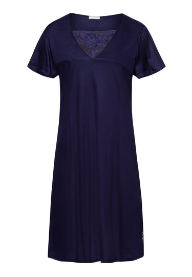 74886 Eva Short Sleeve Nightgown 95cm - 2621 Evening Blue